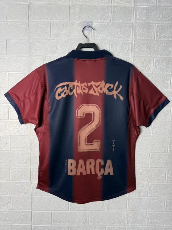 Vintage Retro Barcelona T-shirt – Cactus Jack Inspired