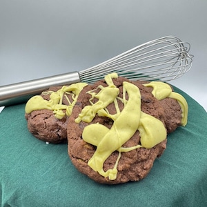 Chocolate Pistachio Chocolate Chip Cookies (1/2 dozen Jumbo Cookies)