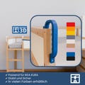 3D-Printed Handles for IKEA Kura Bed