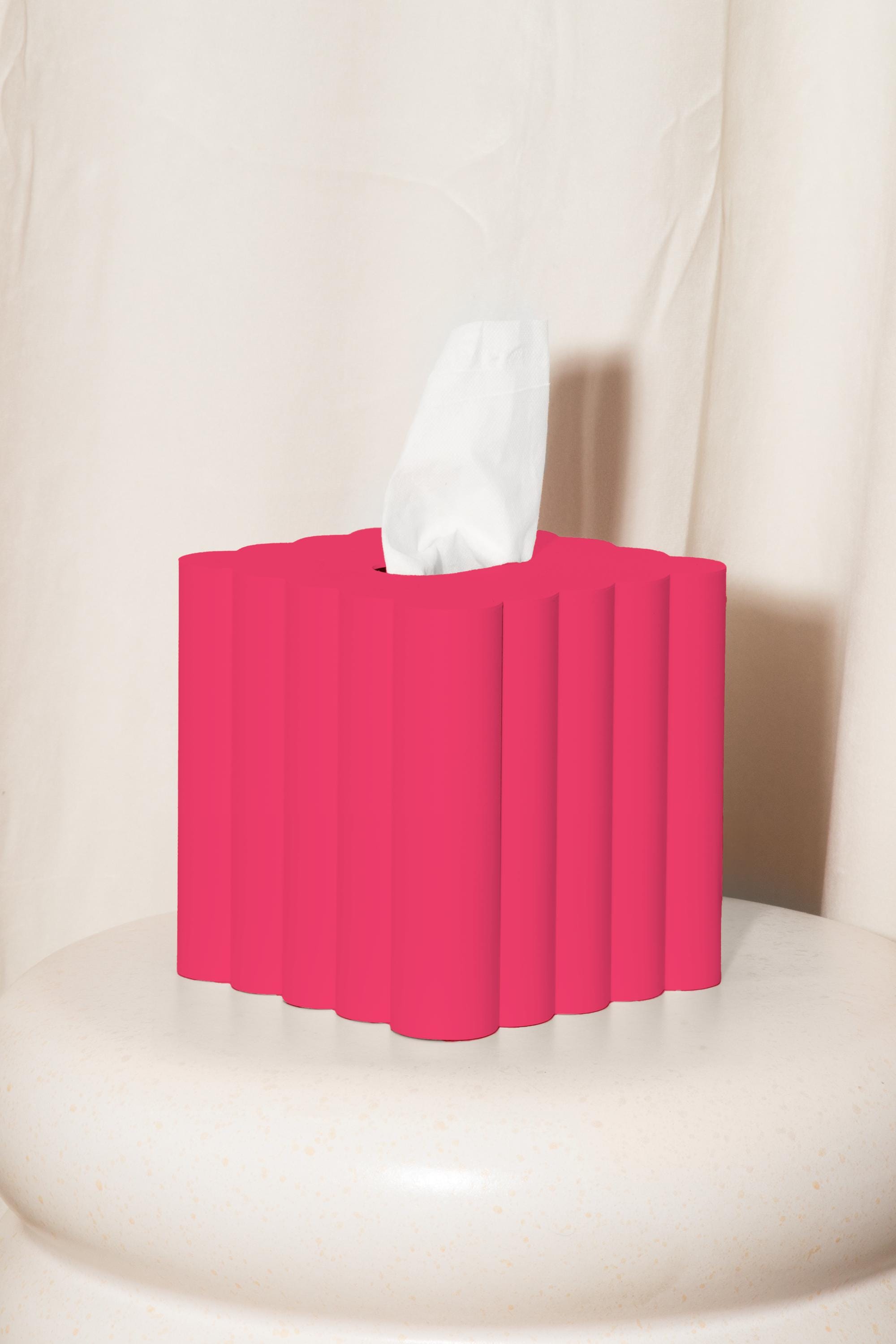 Cloud Tissue Box Cover – 3D Printed Room Decor – Cute Tissue Box