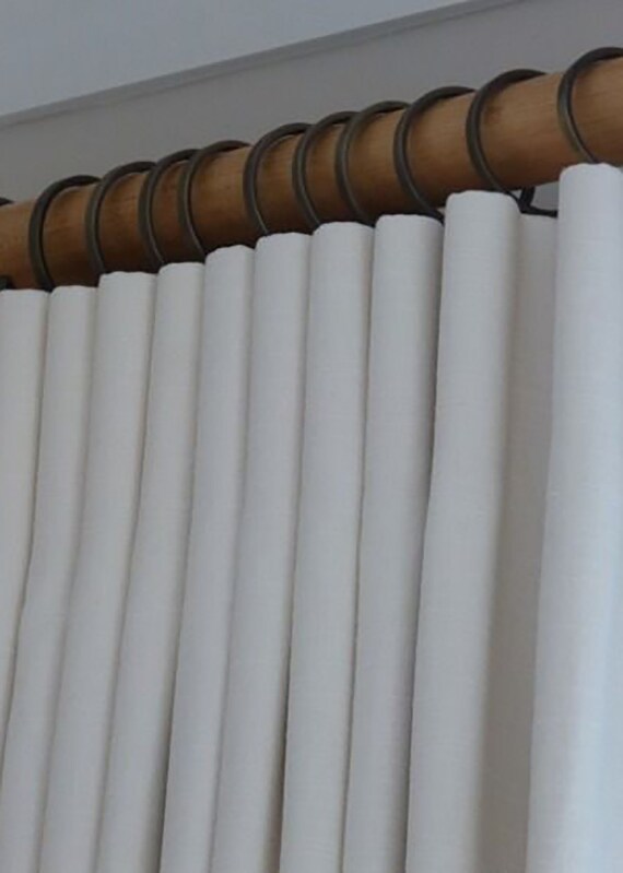 Linen Cartridge Pleat Custom Drapery Panels In Your Choice Of Etsy