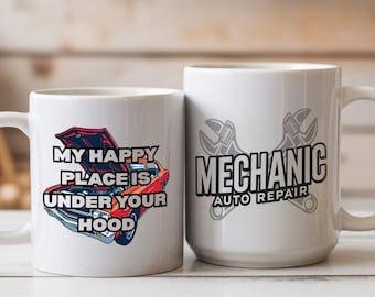 Tazza da caffè per meccanici/automobilisti / Regali divertenti per gli amanti delle auto / Officina meccanica