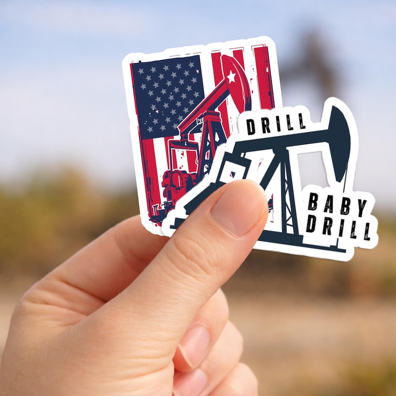 Oilfield Pump Jack Vinyl Stickers | Drilling Rig Stickers, 3 Sizes - Etsy