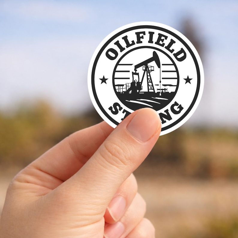 Oilfield Pump Jack Vinyl Stickers | Drilling Rig Stickers, 3 Sizes - Etsy