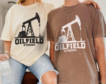 Maglietta grafica con pompa a cricchetto resistente per giacimenti petroliferi / Regali per petrolio e gas