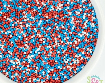 Aquamarine Dream Sprinkle Mix with aqua and gold rock candy teal jimmies mint green and white nonpareils all edible