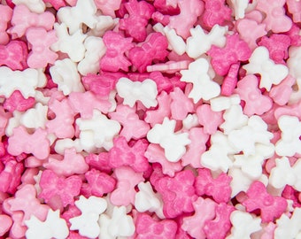 4 Ounces Edible Sprinkles Bow Sprinkles