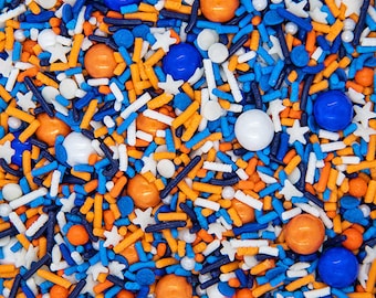 Sprinkles Mix: Foam Pit | Dart Party Sprinkle Medley, Edible Blend - 4oz bottle