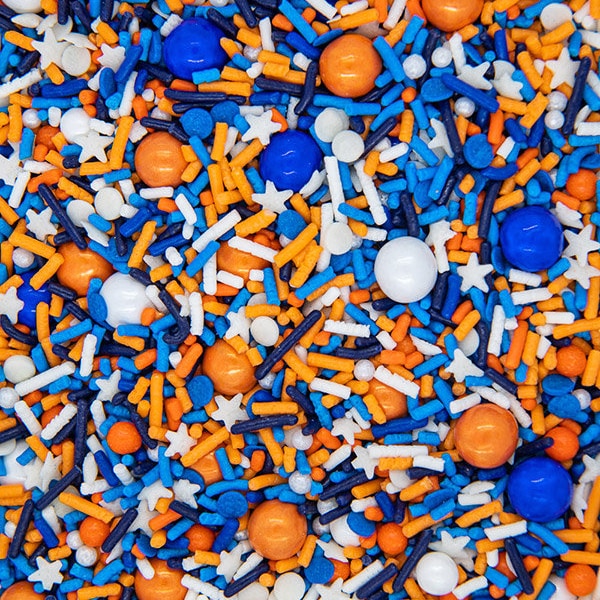 Sprinkles Mix: Foam Pit | Dart Party Sprinkle Medley, Edible Blend - 4oz bottle
