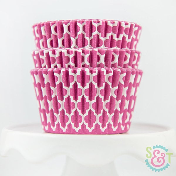 Pink Cupcake Liners Etsy