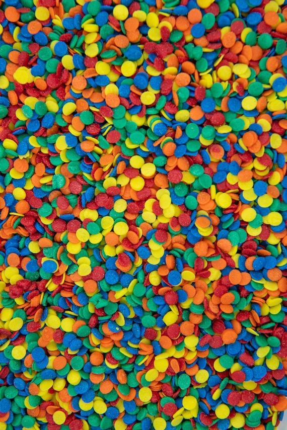 Sweet Sprinkles Primary Confetti Quins 4oz Bag by Sweets & Treats