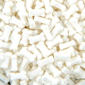 Candy Sprinkles: Bones - Dog Bone Candy Sprinkles - 4oz Bottle
