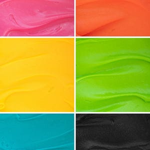 Bright Food Coloring Gel Set for Cakes, Cookies, Frosting, Fondant - 6 count - 21g (0.75oz) Bottles