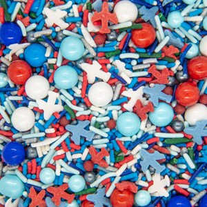 Sprinkles Mix: Flight School | Airplane Sprinkle Medley, Edible Blend - 4oz bottle image 1