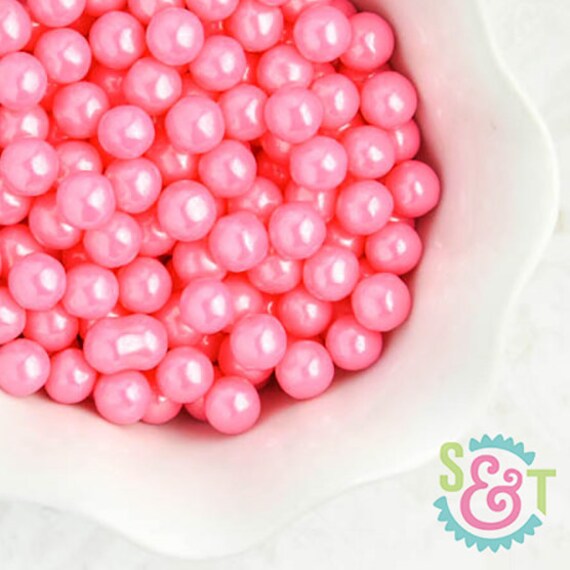 Sugar Pearl Sprinkles Pink 4oz Bag Etsy