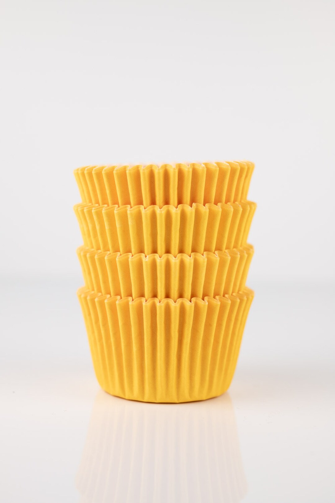Yellow Mini Cupcake Liners Yellow Greaseproof Midi Baking Cups 48 Count
