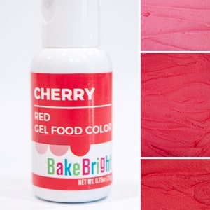 Cherry Red Food Coloring Gel for Cakes, Cookies, Frosting, Fondant - 21g (0.75oz) Bottle - Etsy