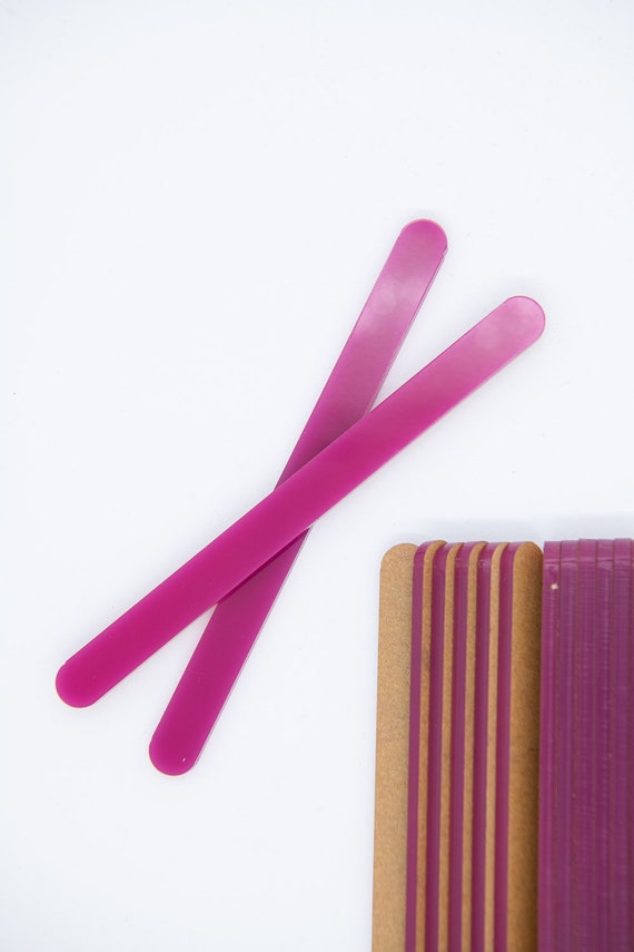 Acrylic Popsicle Sticks for Cakesicles, Cake Pops, Ice Cream Pops, and  Krispie Treats Qty 25 