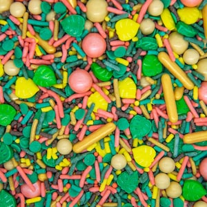 Sprinkles Mix - Tiki Torch | Luau Summer Sprinkle Medley, Edible Blend - 4oz bottle