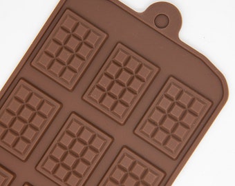 Chocolate Mold: Mini Candy Bar | Glitter Chocolate Bar Silicone Mold