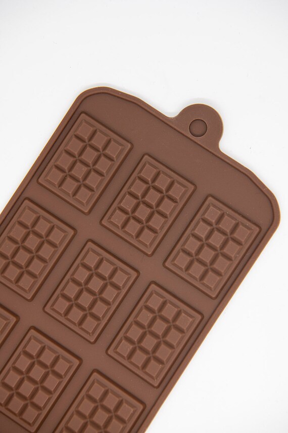 Chocolate Mold Mini Candy Bar Glitter Chocolate Bar Silicone Mold by