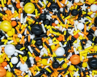 Sprinkles Mix - Work It | Construction Party Sprinkle Medley, Edible Blend - 4oz bottle