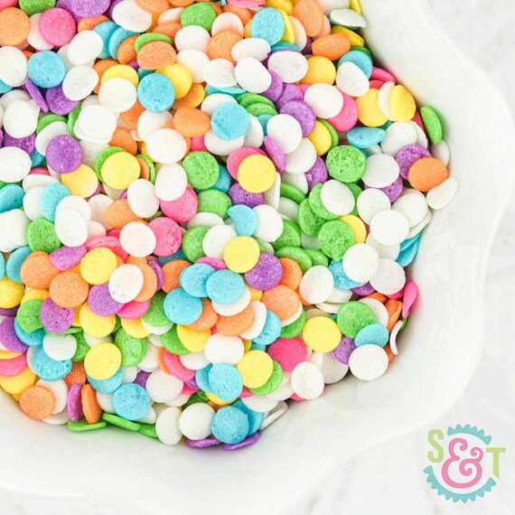 Sweet Sprinkles Pastel Confetti Quins 4oz Bag Etsy