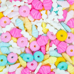 Candy Sprinkles: Sweets Mix | Candy Donut, Cupcake, Ice Cream Cone, Candy Wrapper Mix - 4oz Bottle