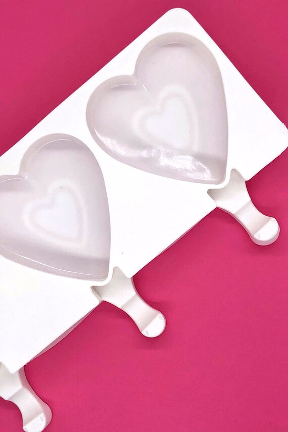 Cakesicle Mold Heart Heart Cake Pop Silicone Mold by Sweets & Treats