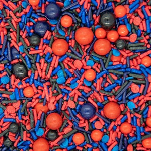 Sprinkles Mix - Spider Web | Spider Party Sprinkle Medley, Edible Blend - 4oz bottle