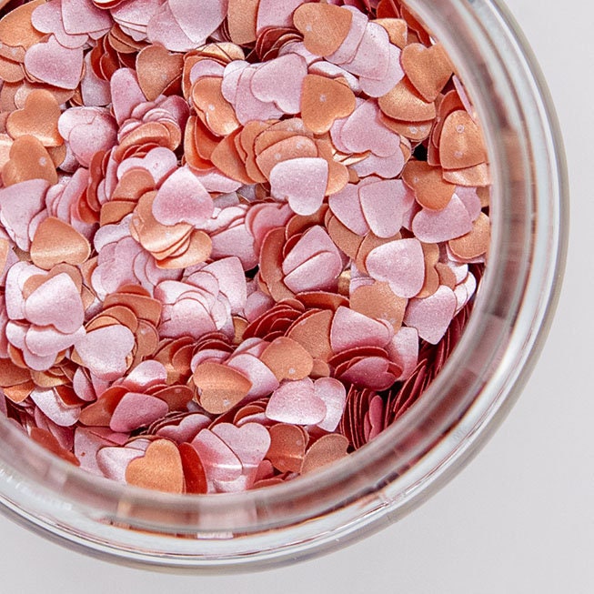 Edible Glitter: Rosette Light Pink