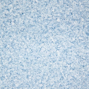 Sugar Crystals Light Blue | Chunky Pastel Blue Sparkling Sugar Sprinkles - 4oz bottle