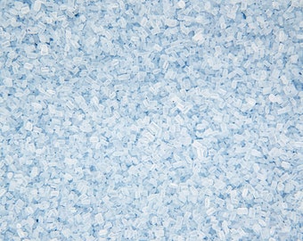 Sugar Crystals Light Blue | Chunky Pastel Blue Sparkling Sugar Sprinkles - 4oz bottle