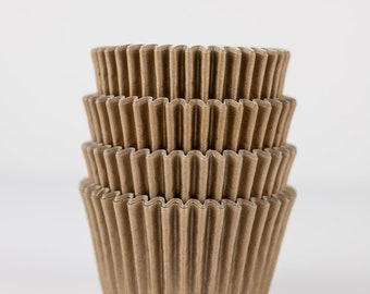 Gold Mini Cupcake Liners | Gold Greaseproof Midi Baking Cups - 48 count pack