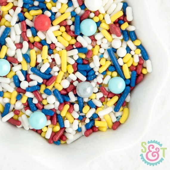 Sweet Sprinkles Mix - Bad Apple - Snow White Party Sprinkles - 4oz Bag Il_570xn