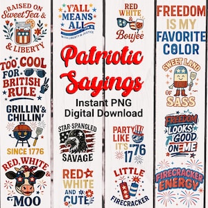 Feiern Sie mit Spaß Vaterländischen Clipart - Firecracker Energie, Rot, Weiß und Boujee, süß Land of Sass, und weitere Instant Download Designs