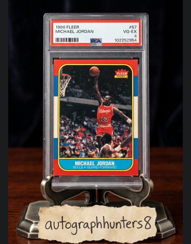 1986 Fleer Michael Jordan Psa - Etsy