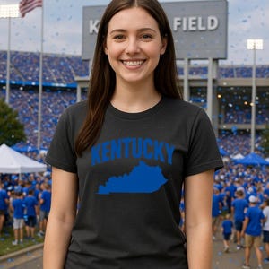 Kentucky + OUtline Short sleeve t-shirt