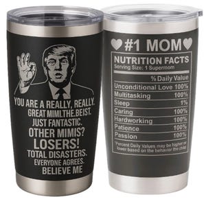 Trump-Inspired Dad Tumbler – Funny Political Humor Gift Mom