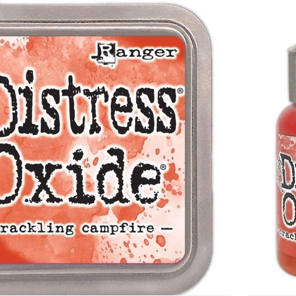 CRACKLING CAMPFIRE - Ranger Tim Holtz Distress Oxide Ink Pad and Reinker