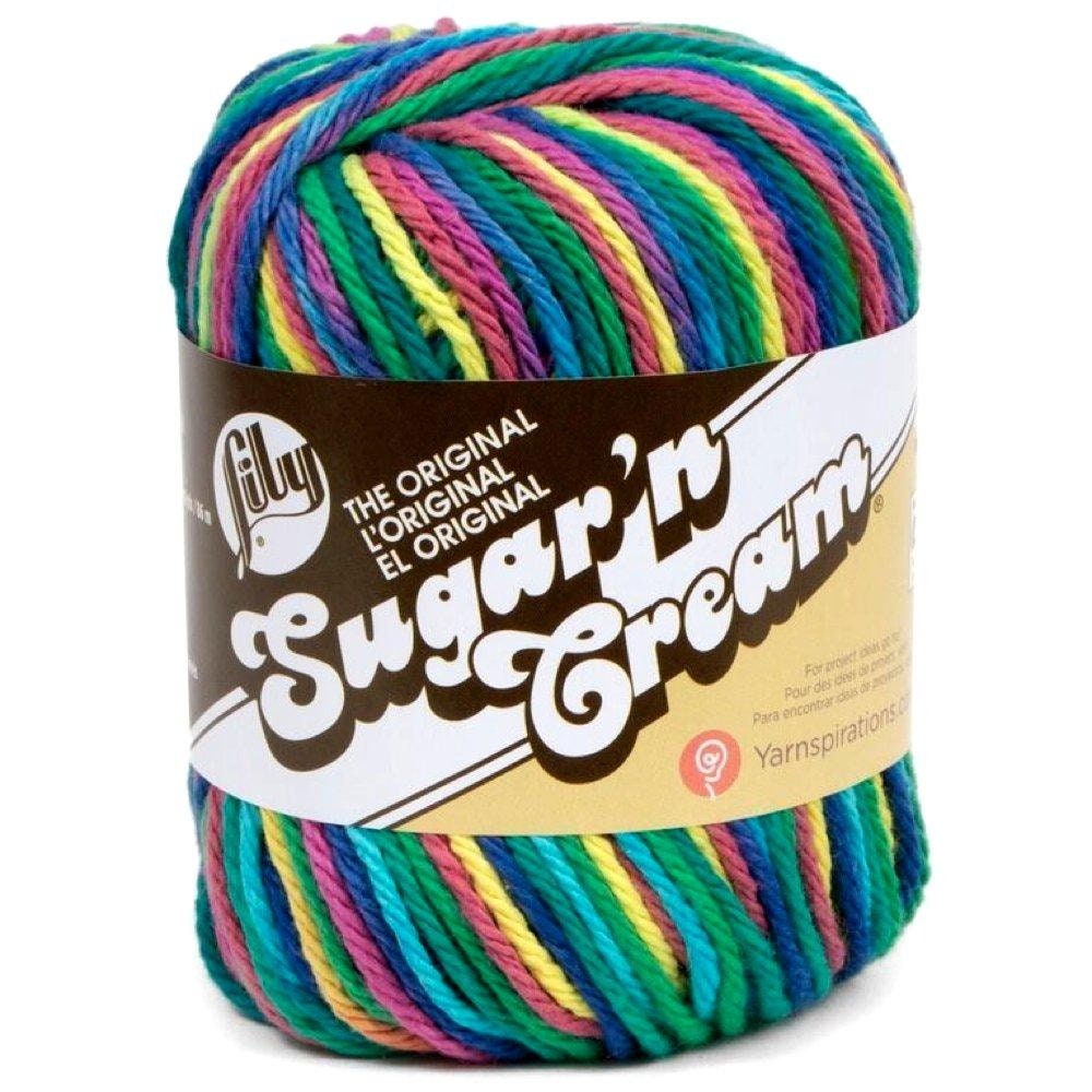 Lily Sugar'n Cream Yarn - Solids Super Size-Cream, 1 count - City