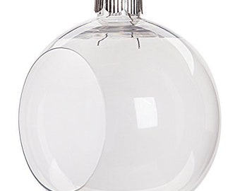 Décorations à remplir en plastique Darice - Lot de 6 avec une ouverture sur le devant - Terrarium
