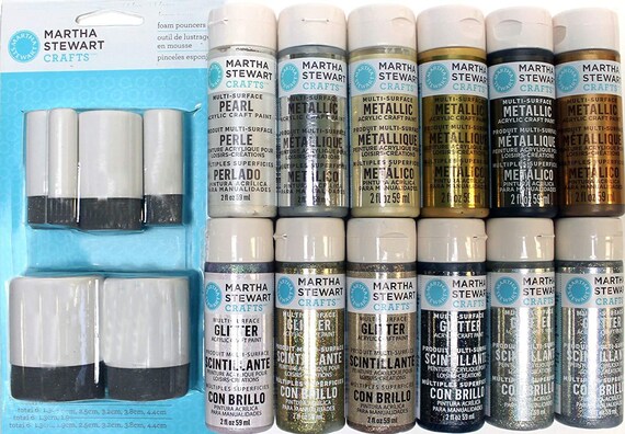 Martha Stewart Crafts Multi Surface Metallic And Glitter Etsy