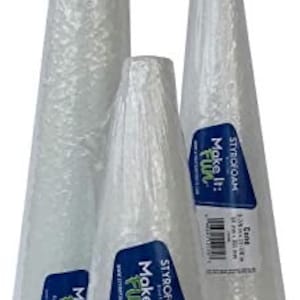 Foam Cone 9-1/2-inch X 3-1/2-inch 
