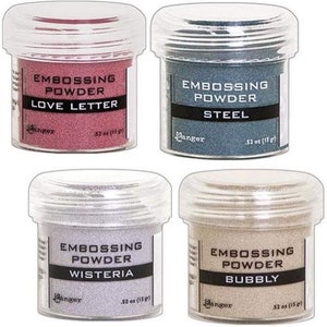 WOW Embossing Powders Choose Your Color Pinks and Red Heat Embossing Powder  