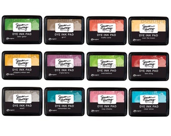 Simon Hurley create. Dye Ink Pad Set - Set of all 12 Ink Pads
