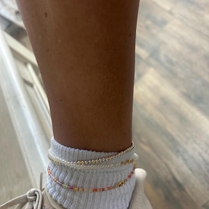 Beaded anklet