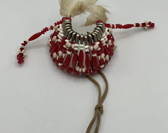Native American Beaded Safety Pin Head Dress Ornament Southwestern Kit Supplies