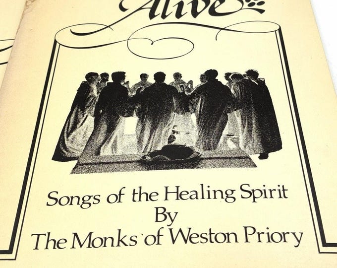 1977 Spirit Alive Weston Priory Monks Catholic Songbooks Lot of 4 Vintage