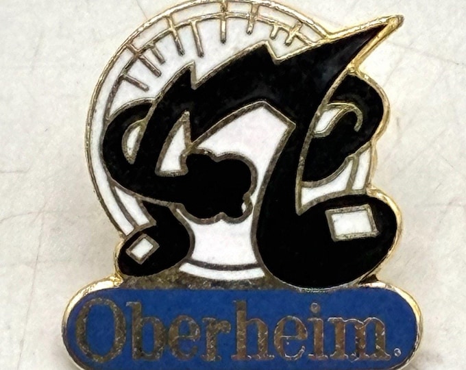 Vintage Oberheim Synthesizer Music Enamel Lapel Pin Electronic Music